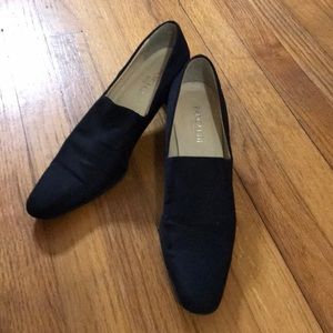 Pancaldi black pumps made in Italy (vintage)